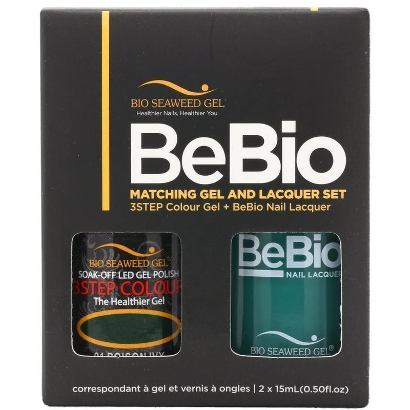 Bio Seaweed Gel Color + Matching Lacquer Poison Ivy #91