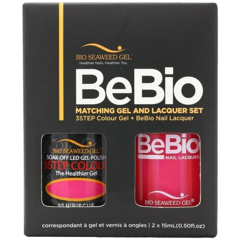 Bio Seaweed Gel Color + Matching Lacquer Hibiscus #90