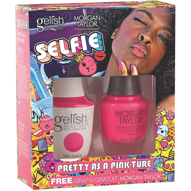 Harmony Gelish Pretty As A Pinkture #1110256 + Morgan Taylor #3110256