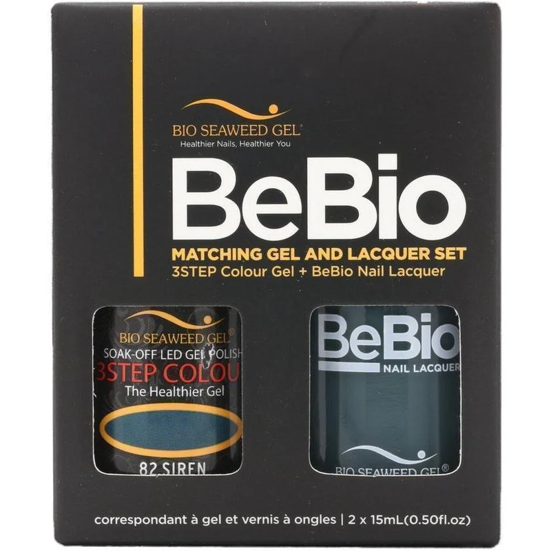 Bio Seaweed Gel Color + Matching Lacquer Siren #82