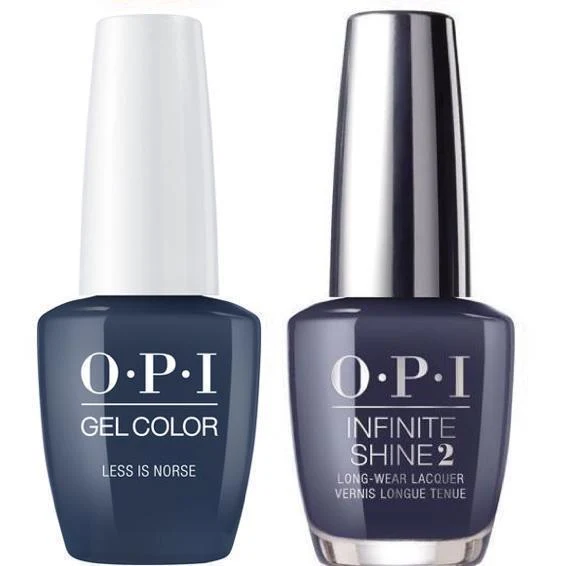 OPI GelColor Less is Norse #I59 + Infinite Shine #I59