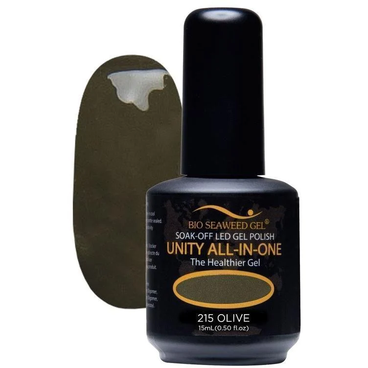 Unity All-in-One Colour Gel Polish Olive #215
