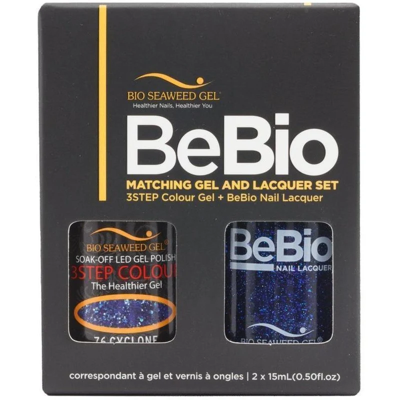 Bio Seaweed Gel Color + Matching Lacquer Cyclone #76