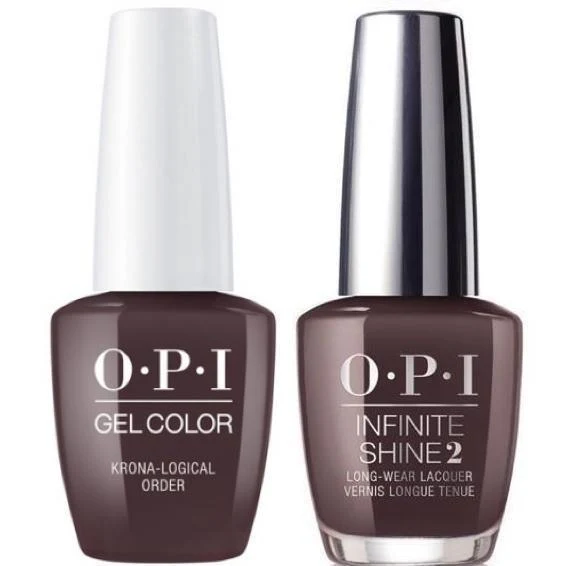 OPI GelColor Krona-Logical Order #I55 + Infinite Shine #I55