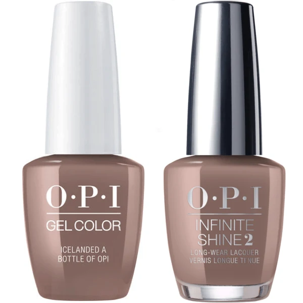 OPI GelColor Icelanded A Bottle of OPI #I53 + Infinite Shine #I53