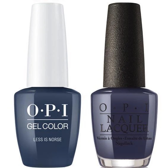 OPI GelColor + Matching Lacquer Less is Norse #I59