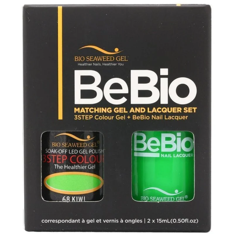 Bio Seaweed Gel Color + Matching Lacquer Kiwi #68