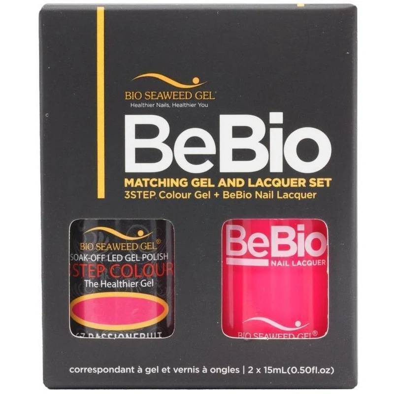 Bio Seaweed Gel Color + Matching Lacquer Passionfruit #67