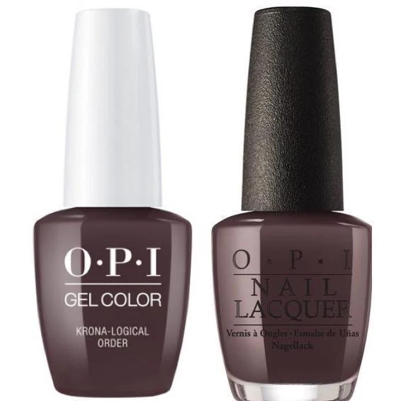 OPI GelColor + Matching Lacquer Krona-Logical Order #I55