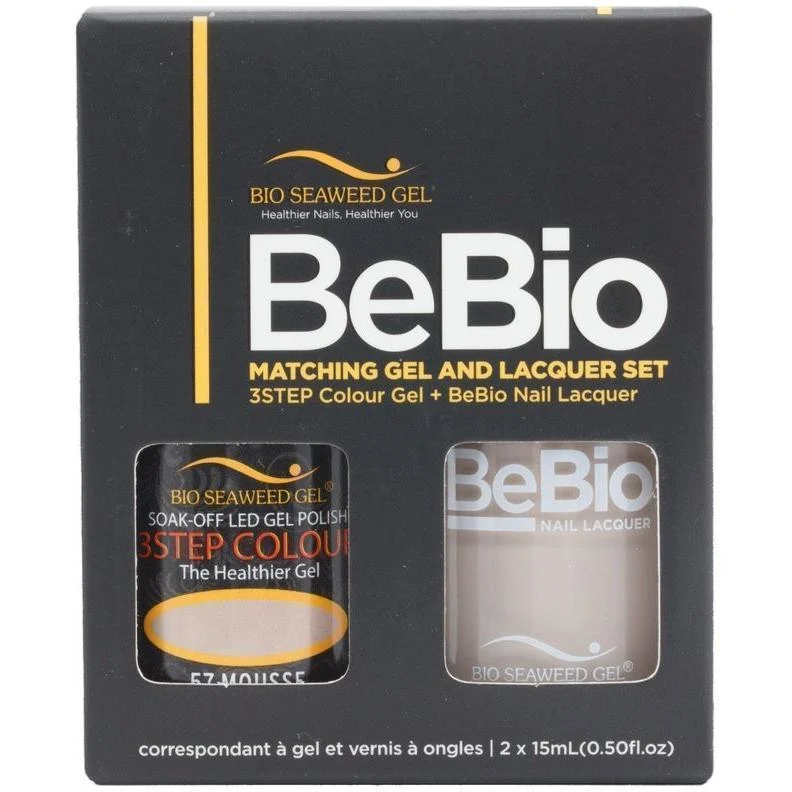 Bio Seaweed Gel Color + Matching Lacquer Mousse #57