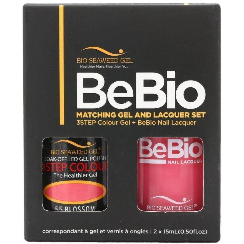 Bio Seaweed Gel Color + Matching Lacquer Blossom #55