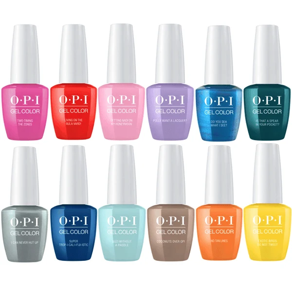 OPI GelColor Spring 2017 Fiji Collection Set Of 12
