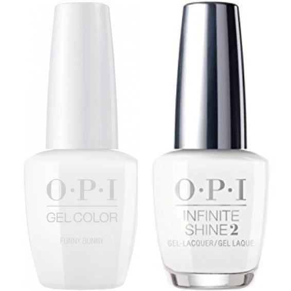 OPI GelColor Funny Bunny #H22 + Infinite Shine #H22