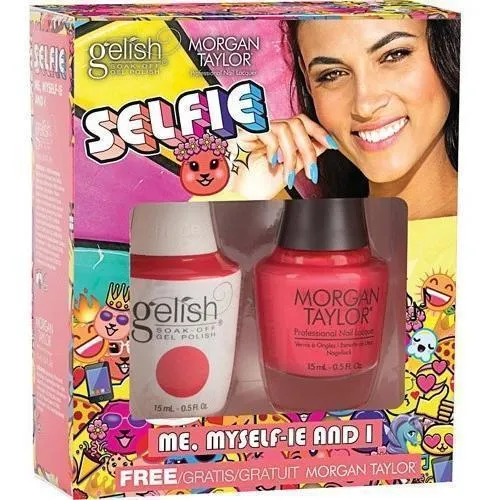 Harmony Gelish Me, Myself-ie And I #1110255 + Morgan Taylor #3110255