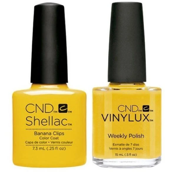 CND Creative Nail Design Vinylux + Shellac Banana Clips