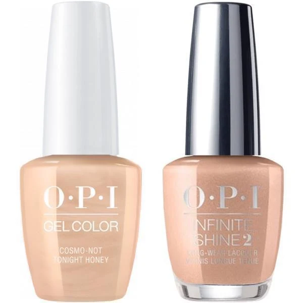 OPI GelColor Cosmo-Not Tonight Honey! #R58 + Infinite Shine #R58