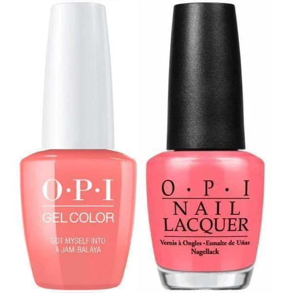 OPI GelColor + Matching Lacquer Got Myself Into A Jam-Balaya #N57