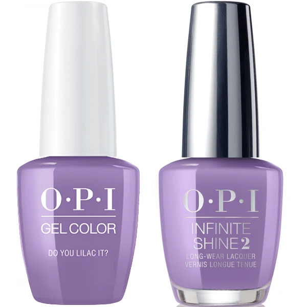 OPI GelColor Do You Lilac It? #B29 + Infinite Shine #B29
