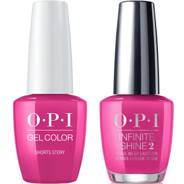 OPI GelColor Shorts Story #B86 + Infinite Shine #B86