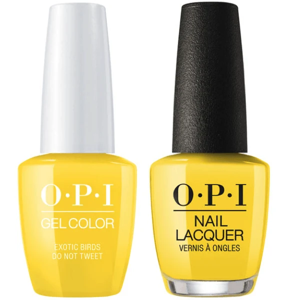 OPI GelColor + Matching Lacquer Exotic Birds Do Not Tweet #F91
