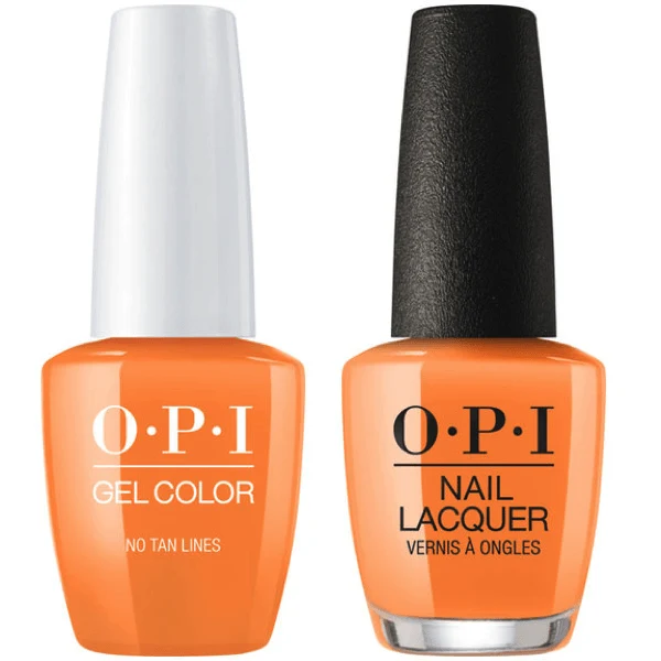 OPI GelColor + Matching Lacquer No Tan Lines #F90