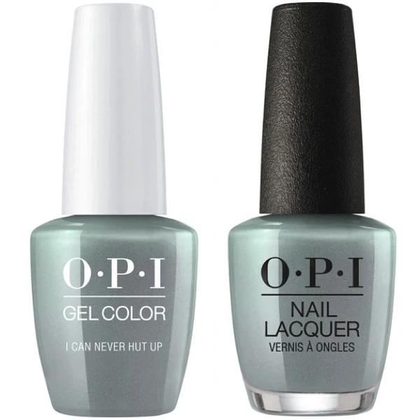 OPI GelColor + Matching Lacquer I Can Never Hut Up #F86