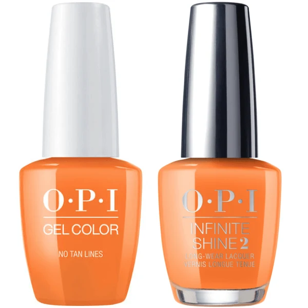 OPI GelColor No Tan Lines #F90 + Infinite Shine #F90