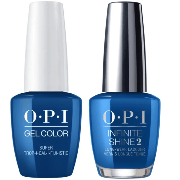 OPI GelColor Super Trop-i-cal-i-fiji-istic #F87 + Infinite Shine #F87