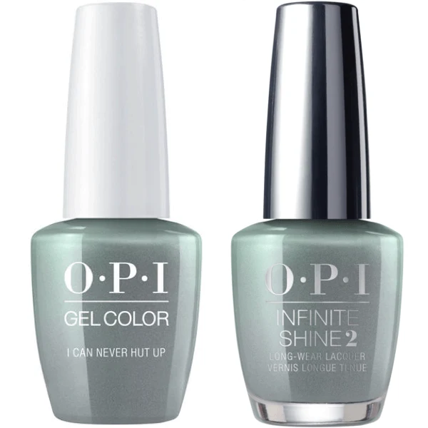 OPI GelColor I Can Never Hut Up #F86 + Infinite Shine #F86