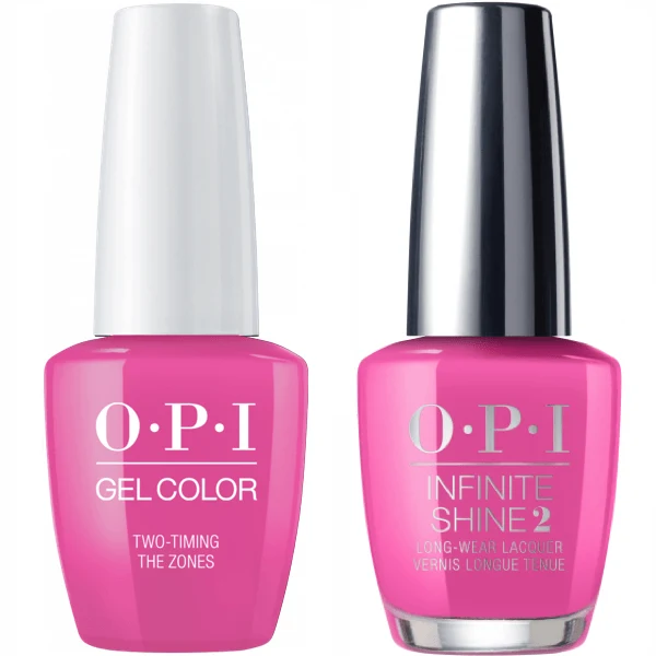 OPI GelColor Two-timing The Zones #F80 + Infinite Shine #F80