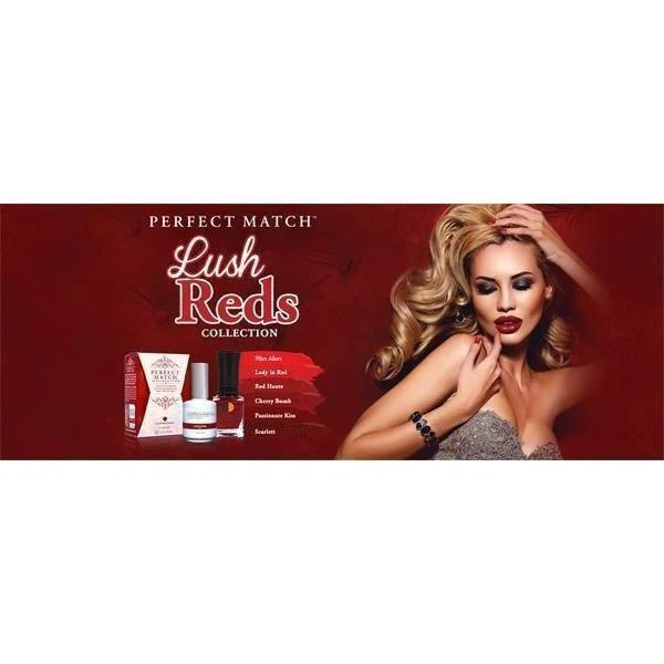 LeChat Perfect Match Gel + Matching Lacquer Lush Reds Collection #187 - #192