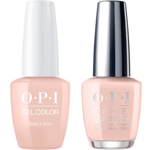 OPI GelColor Bubble Bath #S86 + Infinite Shine #S86