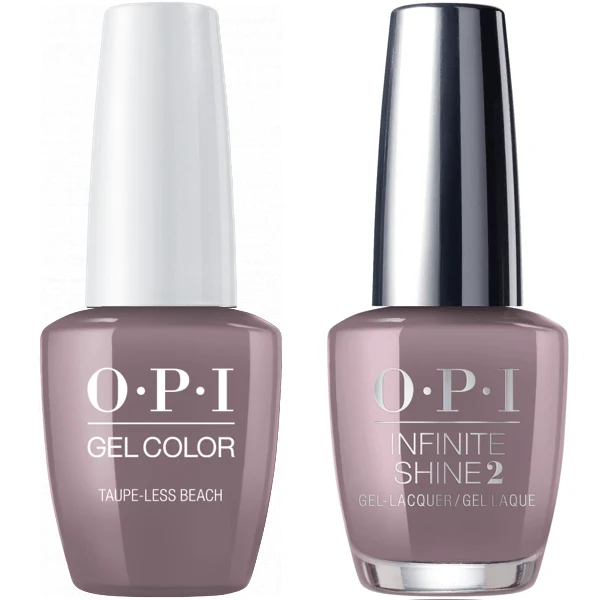 OPI GelColor Taupe-less Beach #A61 + Infinite Shine #A61