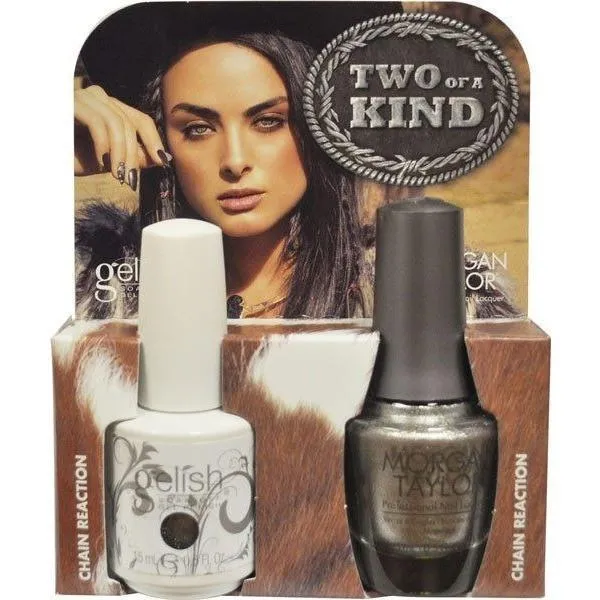Harmony Gelish Chain Reaction #1110067 + Morgan Taylor #50067
