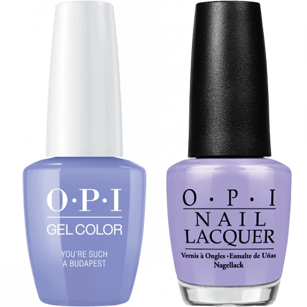 OPI GelColor + Matching Lacquer You're Such A Budapest #E74