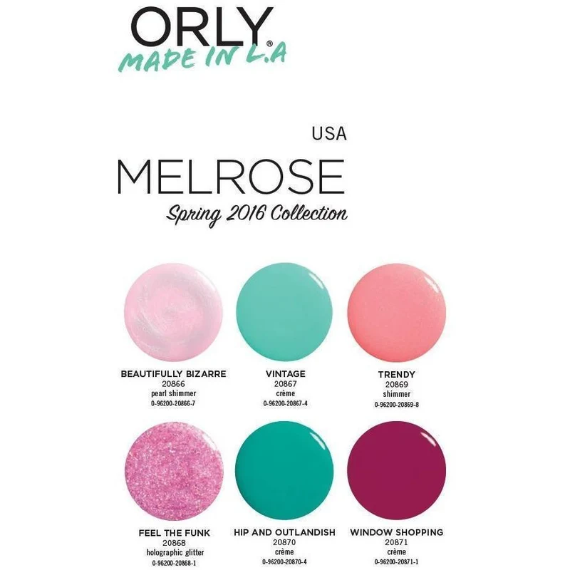Orly Gel Fx - Melrose 2016 Collection