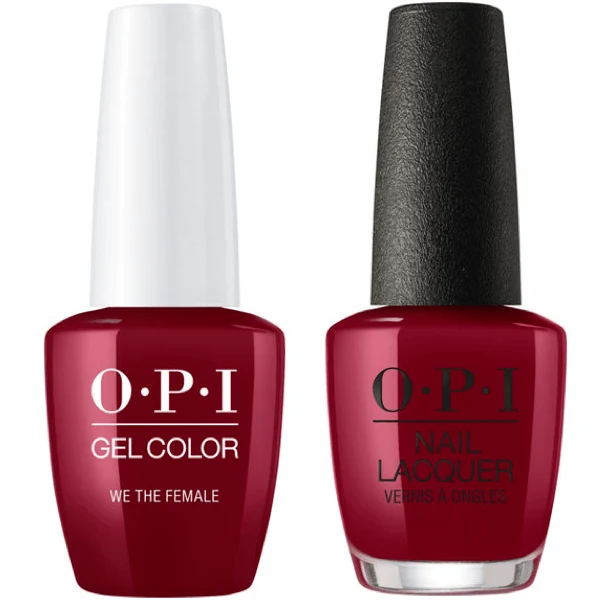 OPI GelColor + Matching Lacquer We The Female #W64