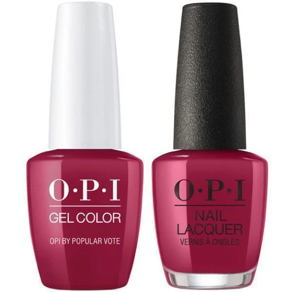 OPI GelColor + Matching Lacquer OPI By Popular Vote #W63