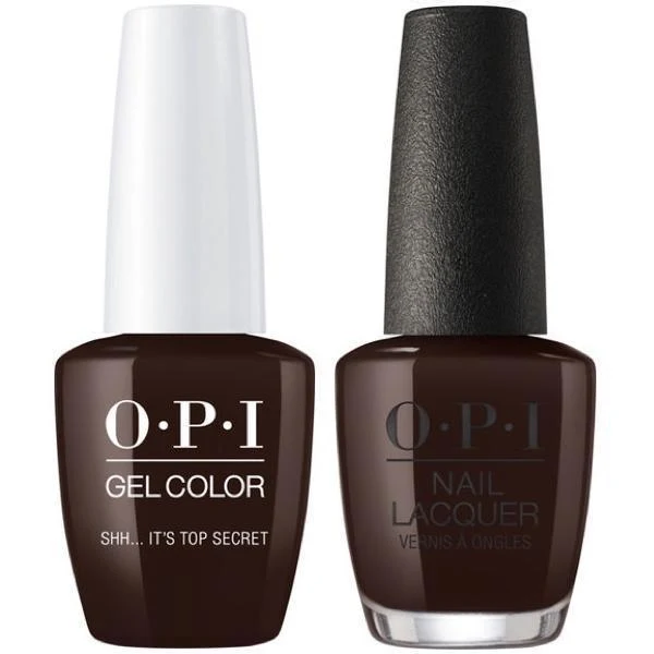OPI GelColor + Matching Lacquer Sh...It's Top Secret #W61