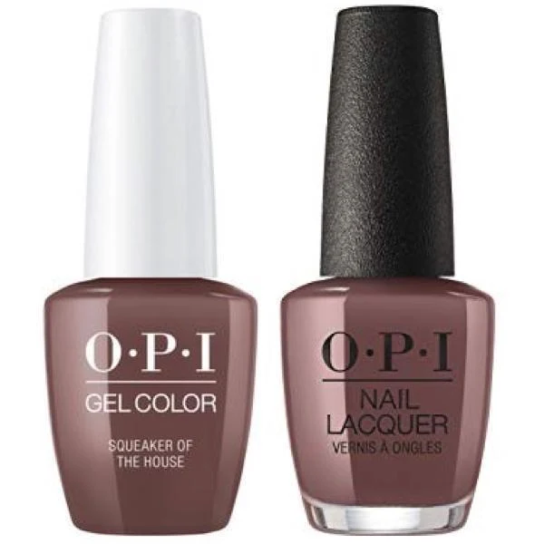 OPI GelColor + Matching Lacquer Squeaker Of The House #W60