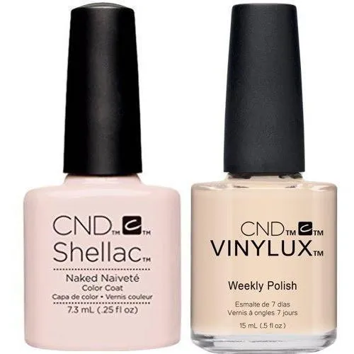 CND Creative Nail Design Vinylux + Shellac Naked Naiveté