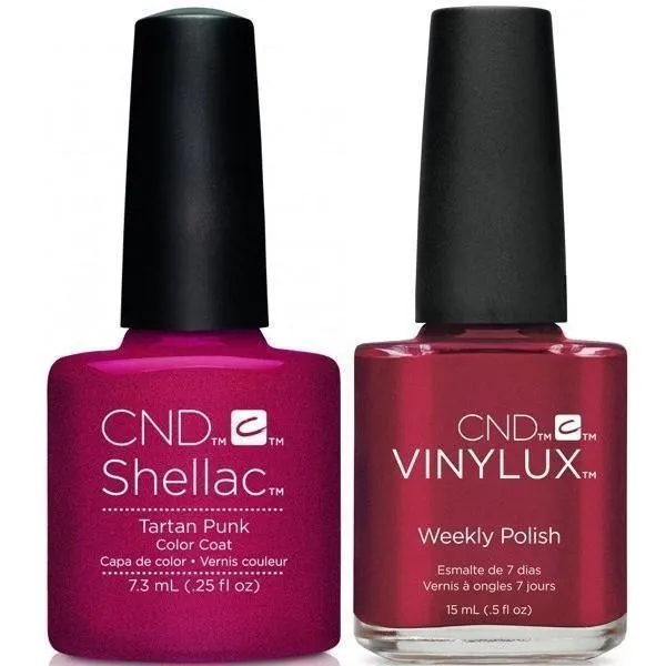 CND Creative Nail Design Vinylux + Shellac Tartan Punk