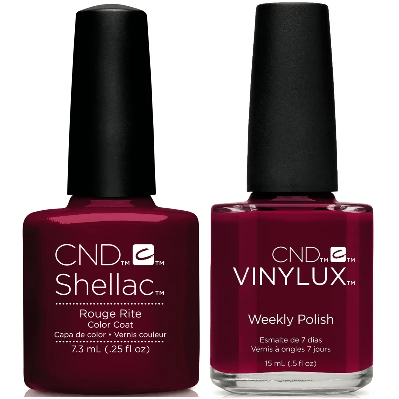CND Creative Nail Design Vinylux + Shellac Rouge Rite
