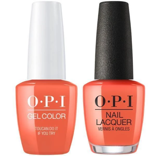 OPI GelColor + Matching Lacquer Toucan Do It If You Try #A67