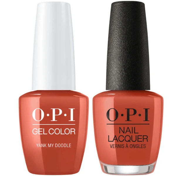 OPI GelColor + Matching Lacquer Yank My Doodle #W58