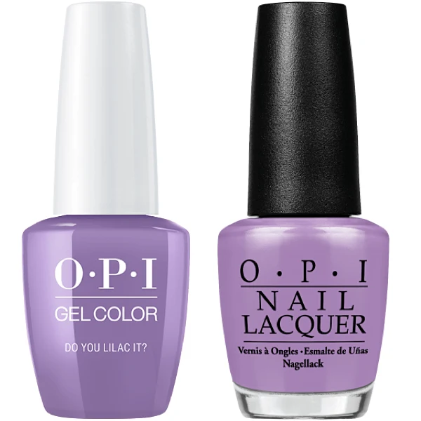 OPI GelColor + Matching Lacquer Do You Lilac It? #B29