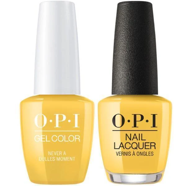 OPI GelColor + Matching Lacquer Never A Dulles Moment #W56