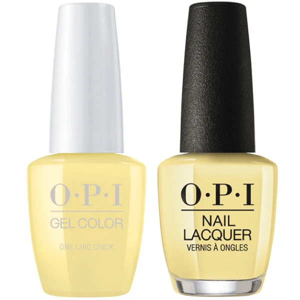 OPI GelColor + Matching Lacquer One Chic Chick #T73