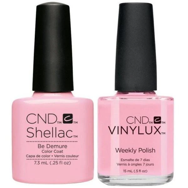 CND Creative Nail Design Vinylux + Shellac Be Demure