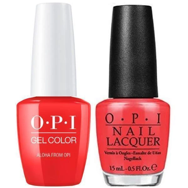 OPI GelColor + Matching Lacquer Aloha From OPI #H70